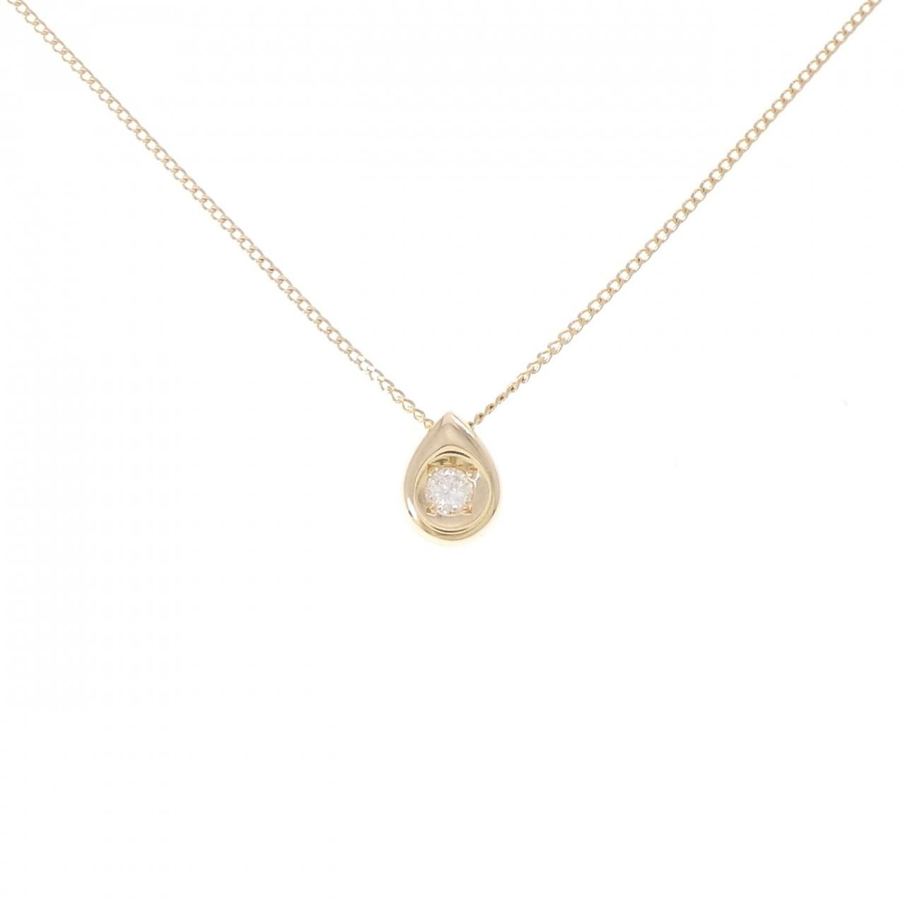 K18YG ダイヤモンド ネックレス 0.07CT