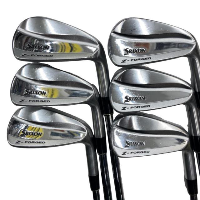 【中古】 ダンロップ SRIXON Z-FORGED 6S アイアンセット IR 純正特注シャフト (フレックスS) メンズ 男性用 右利き 右用 Cランク ゴルフクラブ