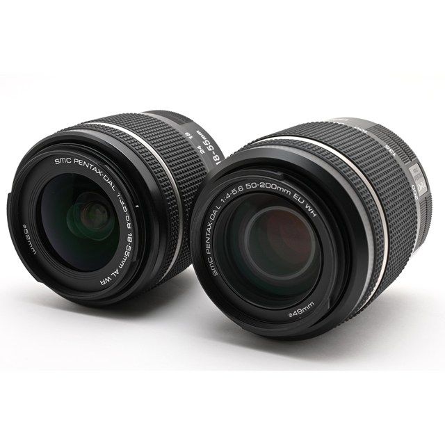 良品＞ PENTAX K-50 ダブルズームキット｜DAL18-55mmWR・50-200mmWR
