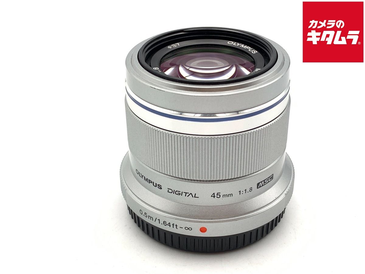 【中古】 【良品】 オリンパス M.ZUIKO DIGITAL 45mm F1.8 シルバー