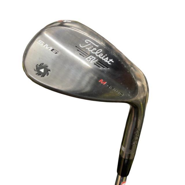 【中古】 タイトリスト VOKEY SPIN MILLED SM6 ジェットブラック 54°/08°M USA ウェッジ WG 純正特注シャフト (フレックスS) メンズ 男性用 右利き 右用 Cランク ゴルフクラブ