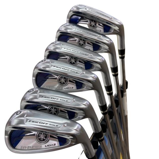 【中古】 ヤマハ inpres UD+2 6S アイアンセット IR NS PRO ZELOS 7 (フレックスR) メンズ 男性用 右利き 右用 Cランク ゴルフクラブ