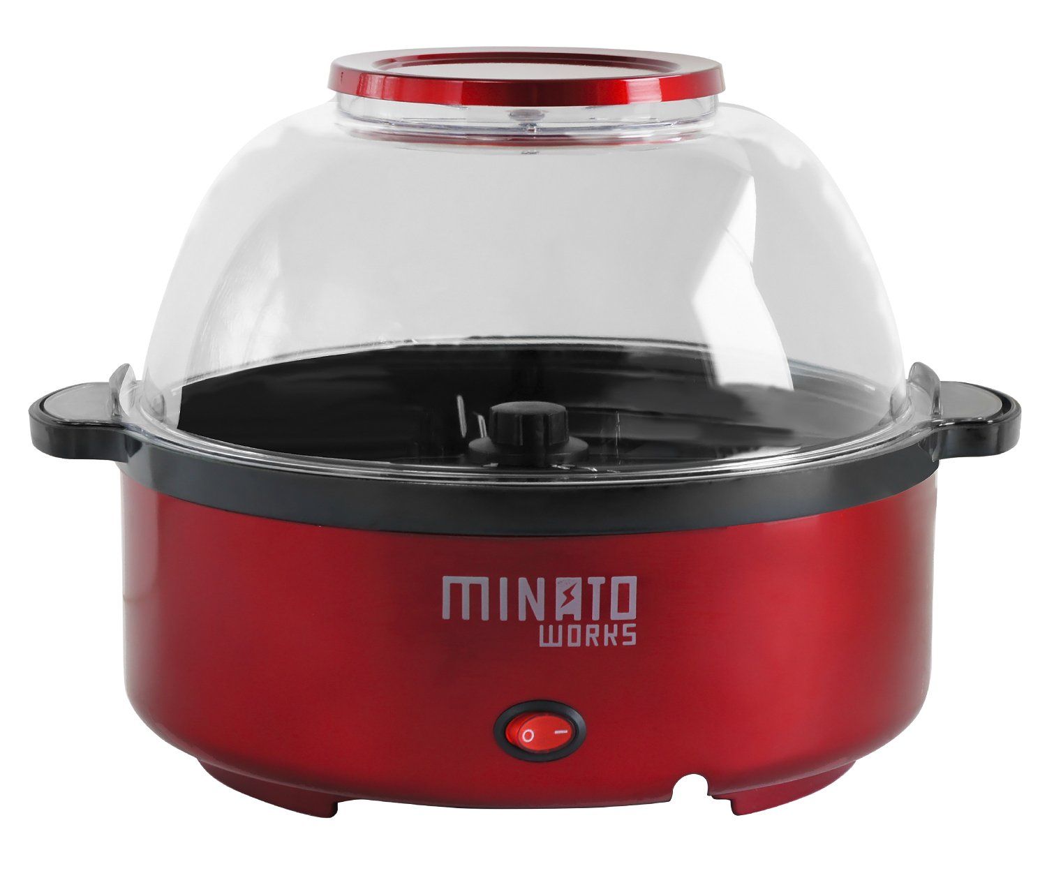 ミナトワークス ポップコーンメーカー POP-401 (レッド) 容量4L 家庭用100V★ 556da12b