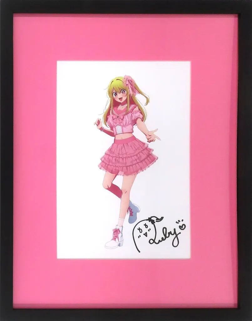 【中古】原画イラストボード 【推しの子】POP UP SHOWCASE at TOKYU PLAZA SHIBUYA キャラファイングラフ さくらver. ルビー
