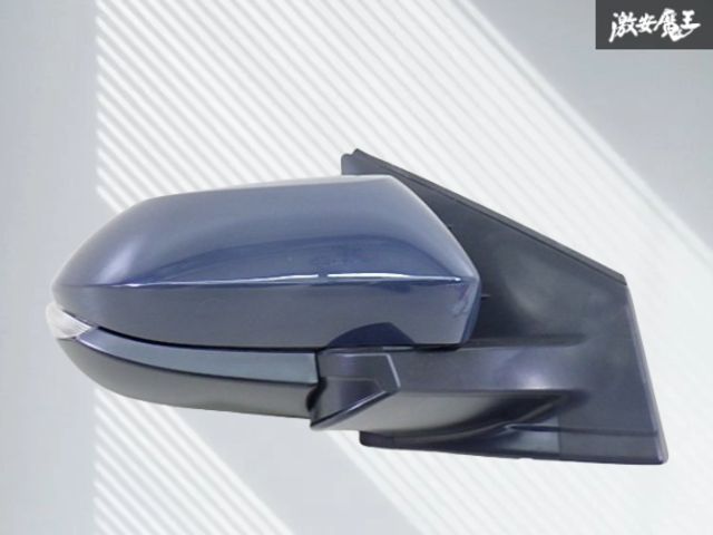 【保証付】トヨタ 純正 MXPA15 ヤリス ドアミラー サイドミラー ウインカー 右 右側 9P 電動格納 ネイビー ソリッド系 ICHIKOH 8343 棚