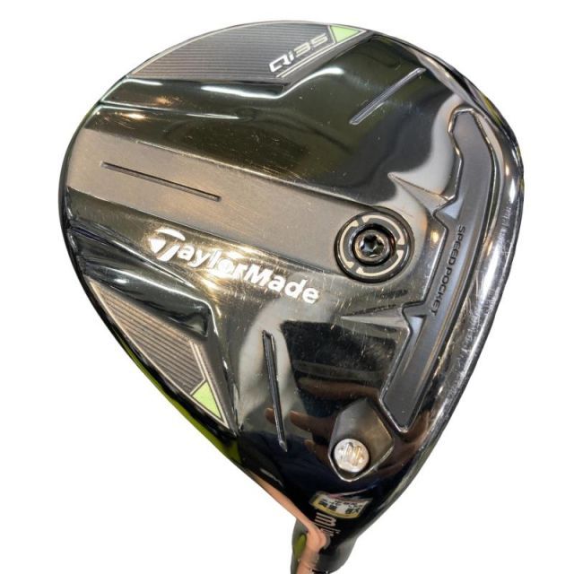 【中古】 テーラーメイド Qi35 3W フェアウェイウッド FW Diamana SILVER TM55(Qi35 FW) (フレックスS) メンズ 男性用 右利き 右用 Cランク ゴルフクラブ