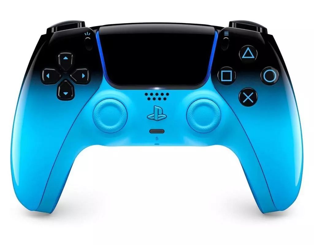 【中古】PS5ハード ワイヤレスコントローラー DualSense リズム ブルー