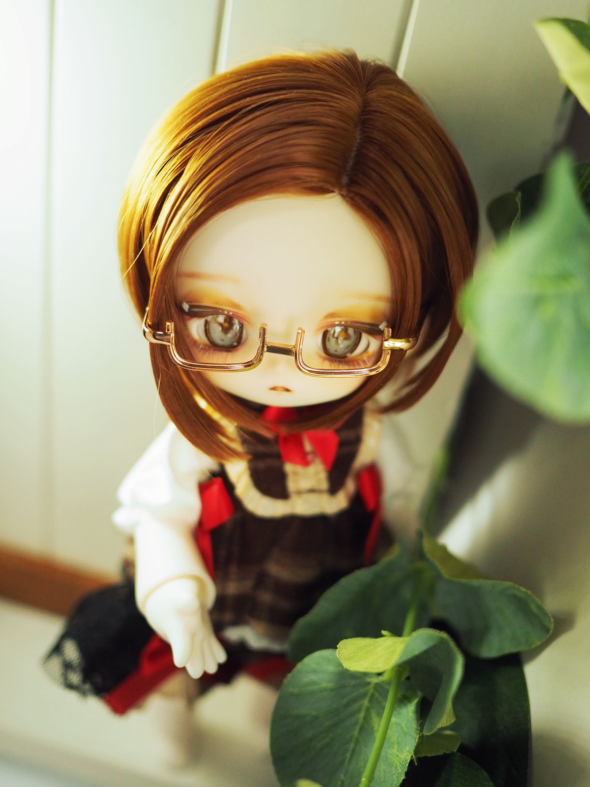 SWDOLL　1/6ボディ向け　豆糕ヘッド（白肌）　メイクカスタム