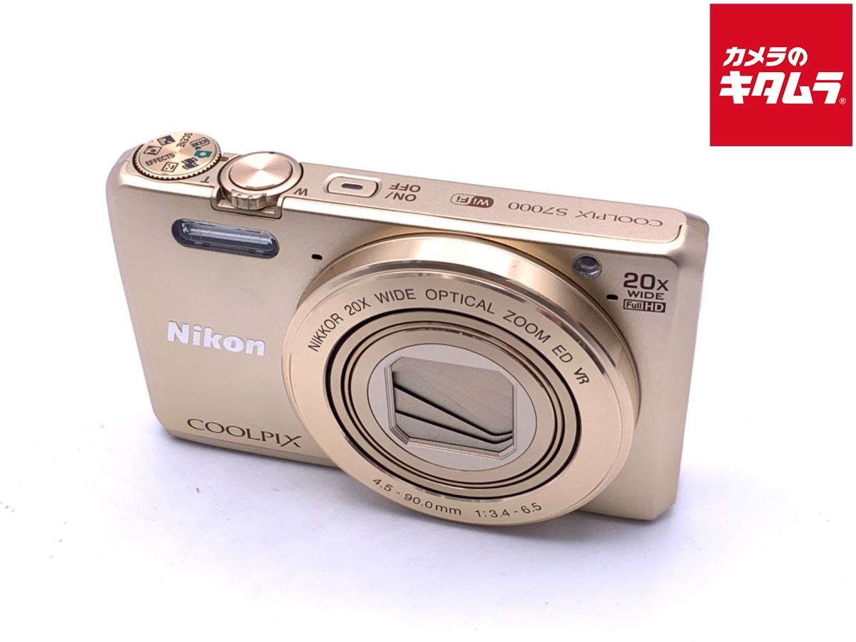【中古】 【美品】 ニコン COOLPIX S7000GL ゴールド
