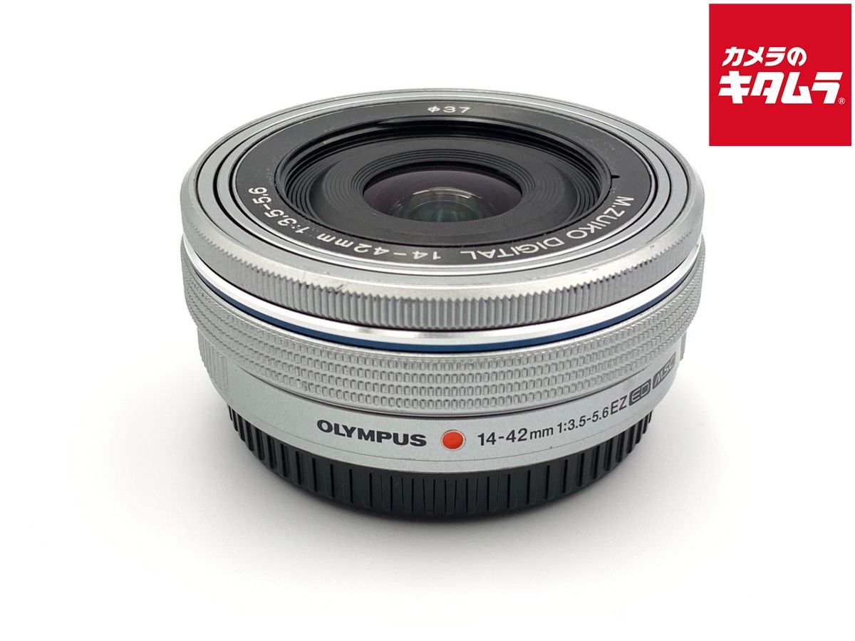 【中古】 【並品】 OM SYSTEM M.ZUIKO ED 14-42mm F3.5-5.6 EZ シルバー