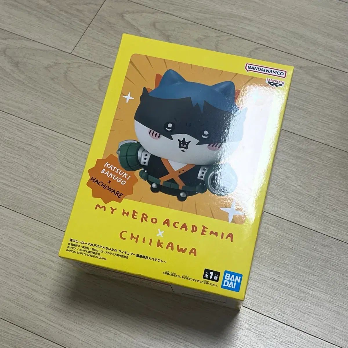 僕のヒーローアカデミア x ちいかわ フィギュア ハチワレ 爆豪