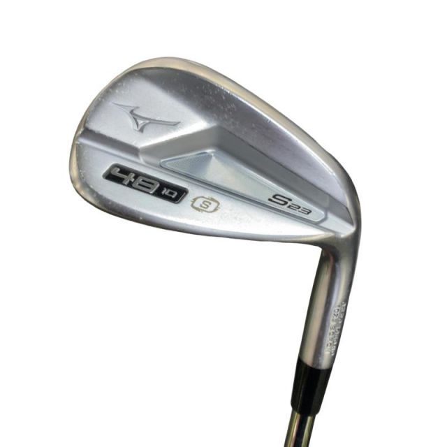 【中古】 ミズノ Mizuno S23(ホワイトサテン) 48°/10°S ウェッジ WG 純正特注シャフト (フレックスR) メンズ 男性用 右利き 右用 Cランク ゴルフクラブ