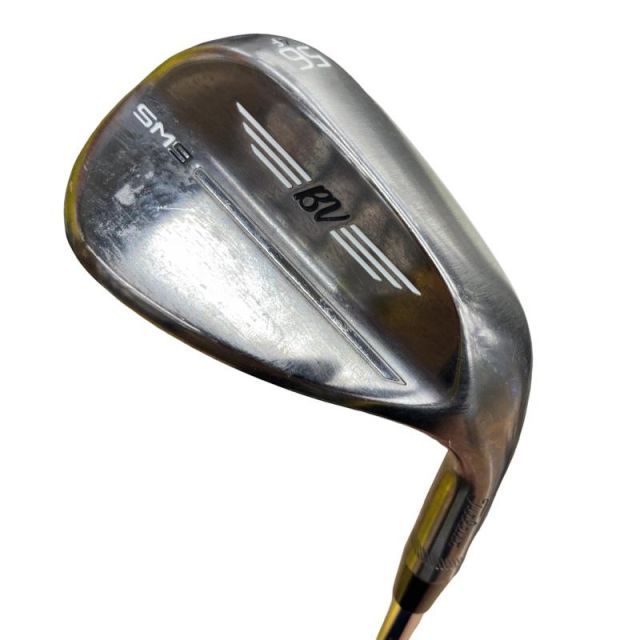 【中古】 タイトリスト VOKEY SPIN MILLED SM9 ブラッシュドスチール 56°/14°F ウェッジ WG リシャフト (フレックスその他) メンズ 男性用 右利き 右用 Cランク ゴルフクラブ