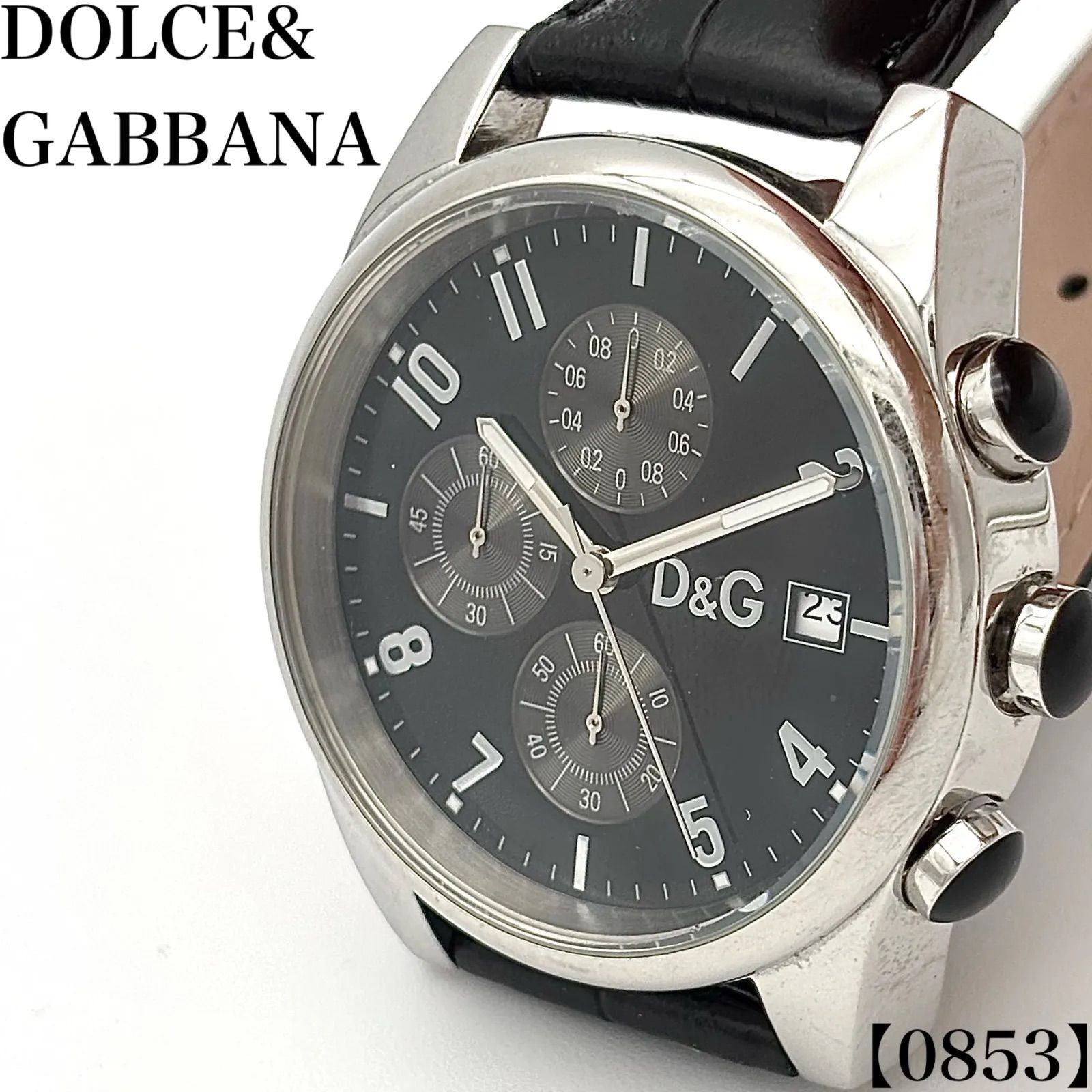 稼働品 Working item ディーアンドジー D&G 腕時計 メンズ Men