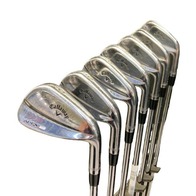 【中古】 キャロウェイ APEX MB(2018) 8S アイアンセット IR Dynamic Gold (フレックスS) メンズ 男性用 右利き 右用 Cランク ゴルフクラブ