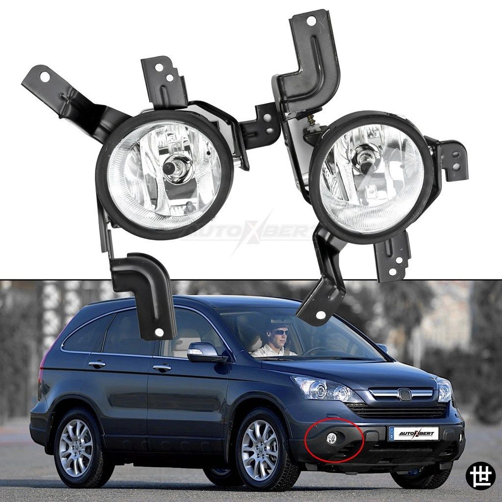 ホンダ CR-V 2007 2008 2009 用 フロントバンパーフォグランプアセンブリ 55W クリアレンズ 08V31SWA100 / 08V31SWA1M002 / HO2591103