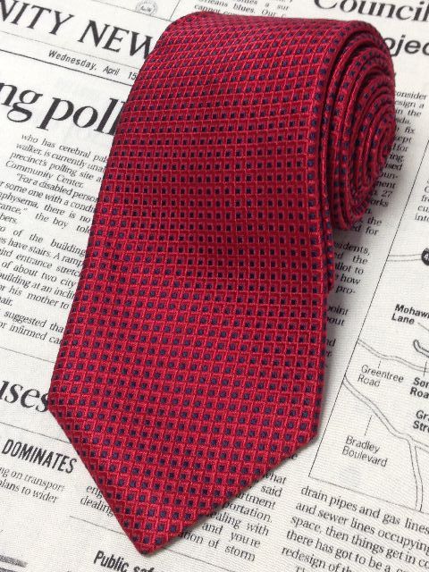 ブルックスブラザーズ BROOKS BROTHERS Basic 美品 微光沢 ネクタイ アメリカ製 シルク100% パターン柄 ミックス V-006022 ゆうパケット