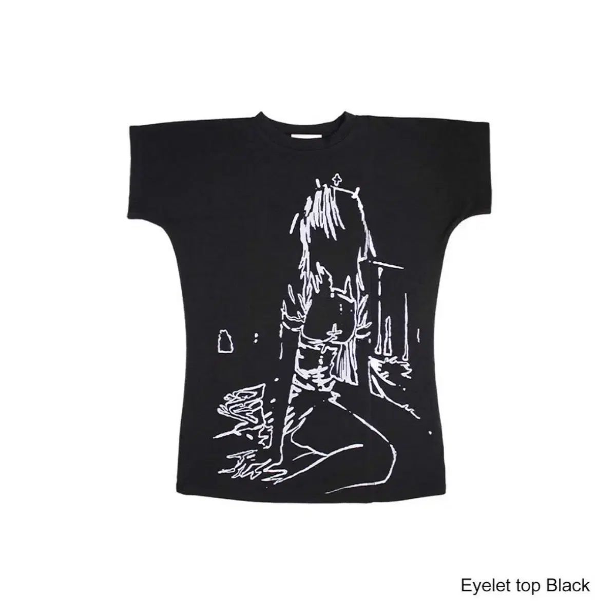 bonnae 本ね アイレットトップ (Black)