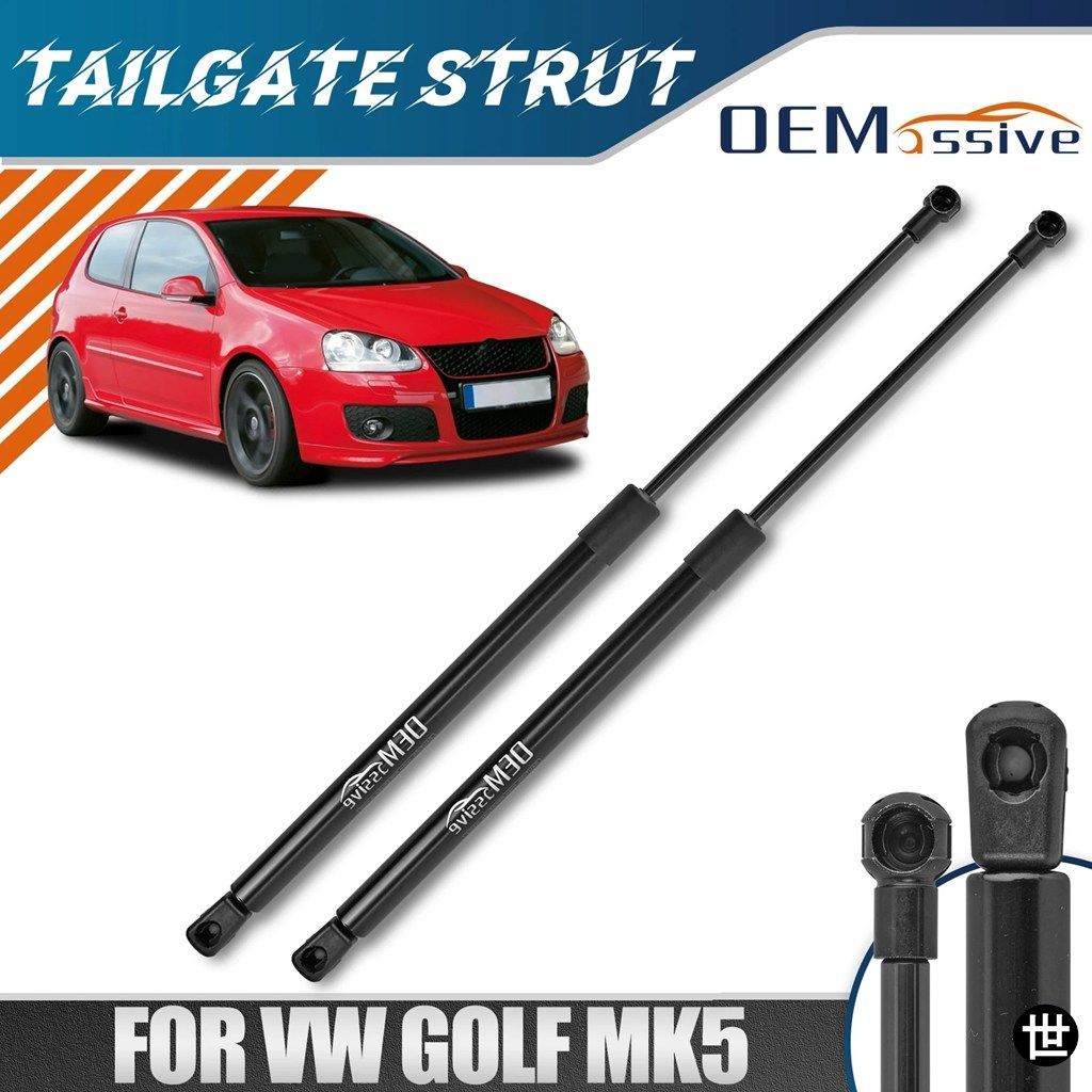 フォルクスワーゲン VW ゴルフ MK5 2003 - 2008 ハッチバック用 リアトランクドア左右テールゲートストラットサポートガススプリングブーツ