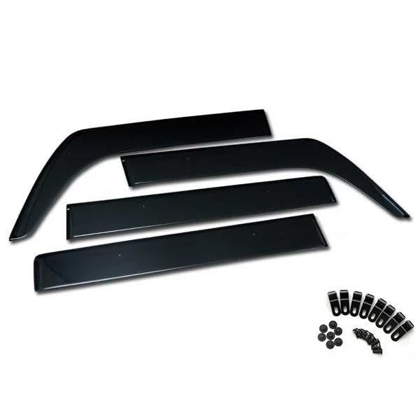 ダイハツ車対応 タント/タントカスタム LA600S/LA610S H25.10～ 専用設計 スモーク ドアバイザー/サイドバイザー 強力両面テープ＆取付固定金具付き 純正メーカー採用品質(社外品)ts 9c5ed8f1