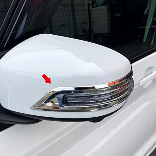 日産 ルークス 40系 B45A/B44A/B47A/B48A 2020年3月～ 専用設計 サイド ドアミラーガーニッシュ ドアミラーカバー 傷付き防止 SUS304ステンレス製 鏡面仕上げ ウインカートリム メッキ カスタム パーツ カー fb2ffc9a
