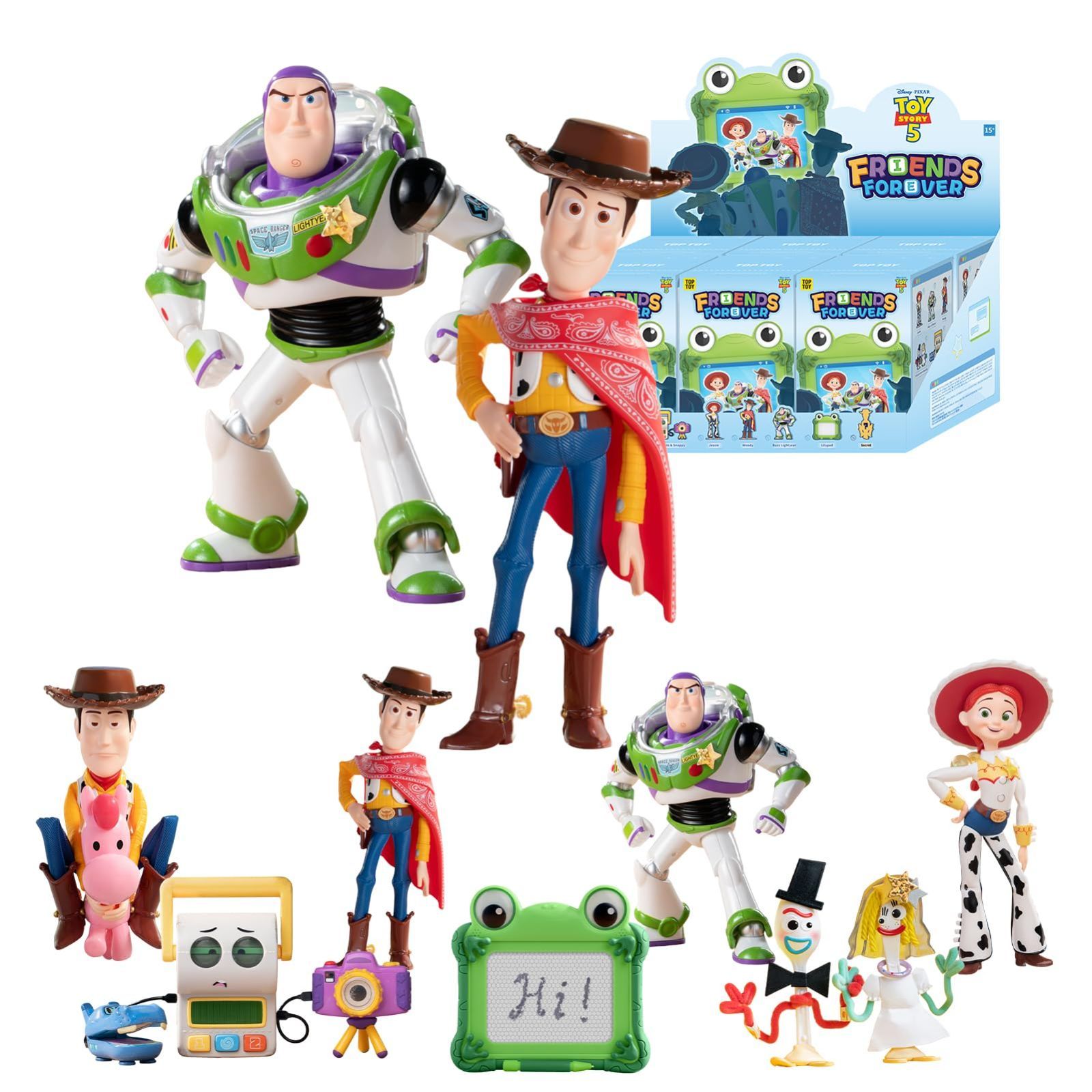 【特価セール】ギフト クリスマス コレクター向け キャラクター ディズニー プレゼント 誕生日 おもちゃソフビ プレミアム プラモデル フィギュア ボックス ブラインド ディズニー(Disney)トイストーリー5シリーズガチャガチャ TOY TOP