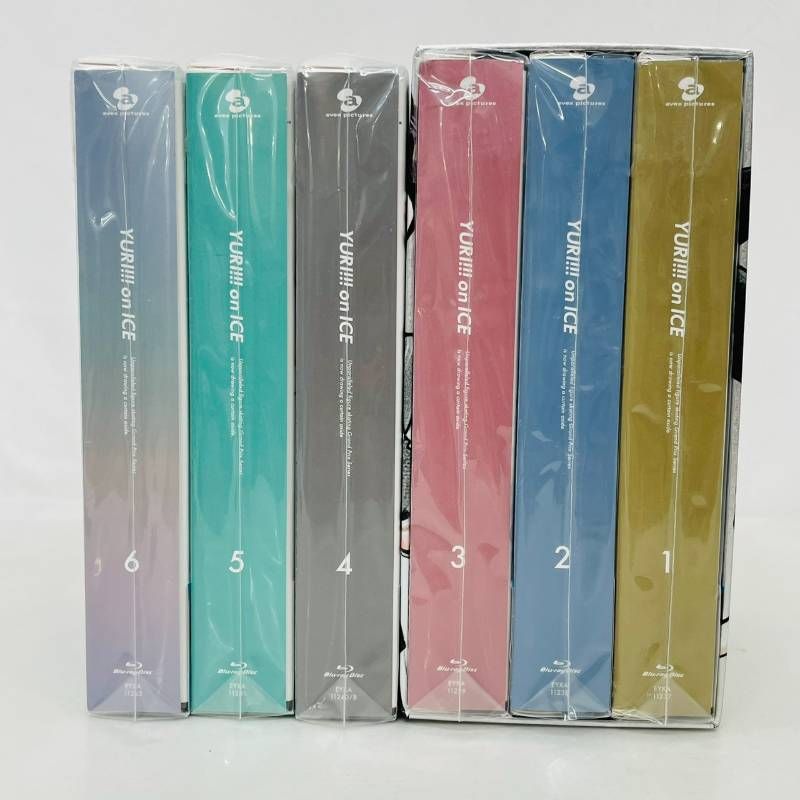 【収納BOX付】ユーリ!!! on ICE 全6巻 Blu-ray セット 全巻】 ユーリ!!! YURI ON ICE Blu-ray 初回生産限定 全6巻 セット
