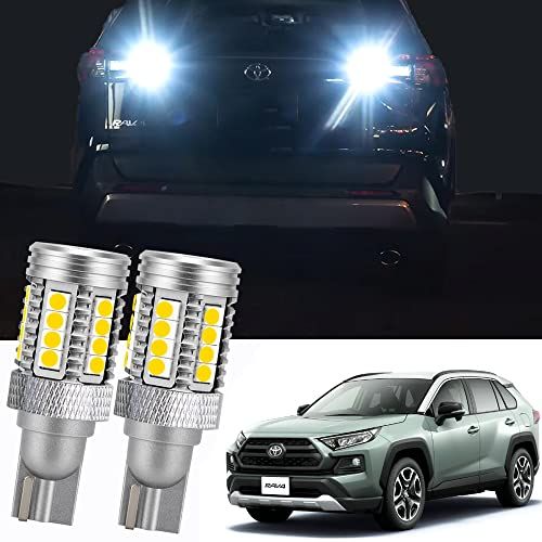 RAV4 50系適用/対応 専用設計 T16 50W バックランプLED 車検対応 無極性 BULB 2個1セット 6500K カスタム パーツ アクセサリー ドレスアップ (ホワイト)as 549dccea