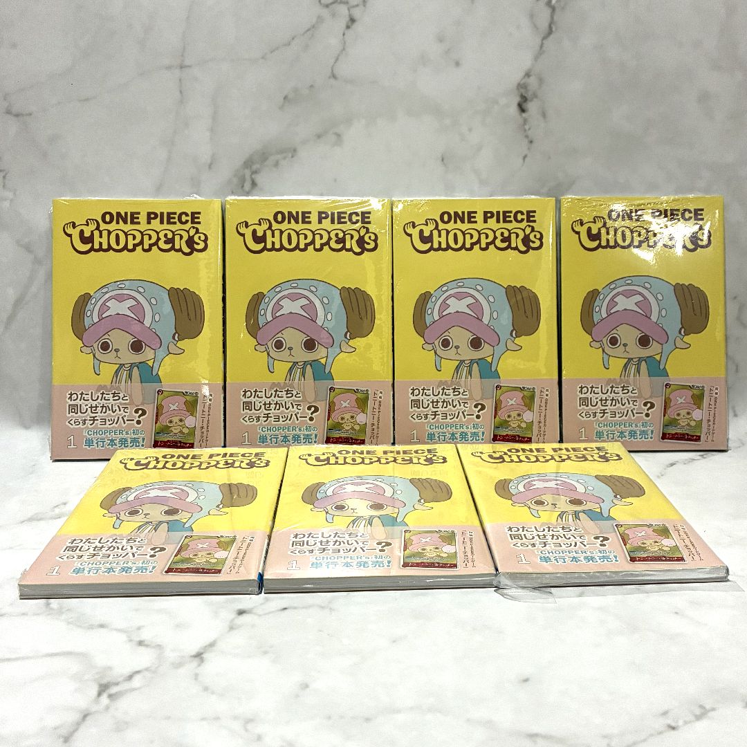 本 ONE PIECE CHOPPER's 1 同梱カード付き 7冊