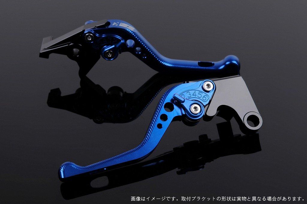 新品 SSK スピードラ アジャストレバー 3Dショート レバー本体カラー:ブルー アジャスターカラー:ブルー HONDA ADV150 KF38