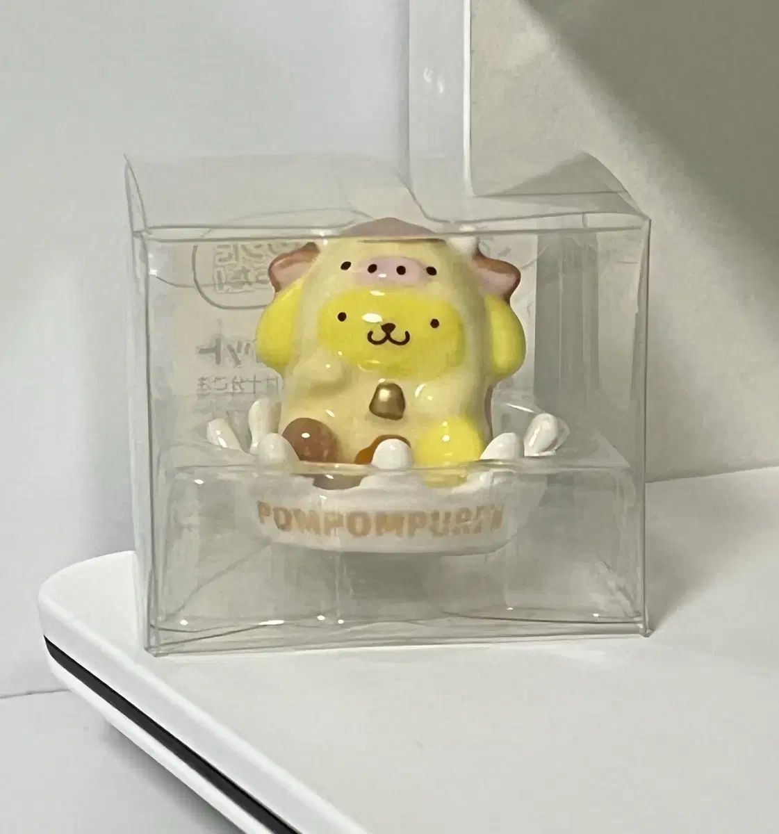 サンリオ ポムポムプリン 福を呼ぶ十二支 丑年 陶器 フィギュア
