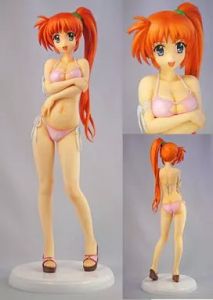 フィギュア 高町なのは 水着Ver. 「魔法少女リリカルなのはStrikerS」 1/4 PVC製塗装済み完成品【10日以内発送】