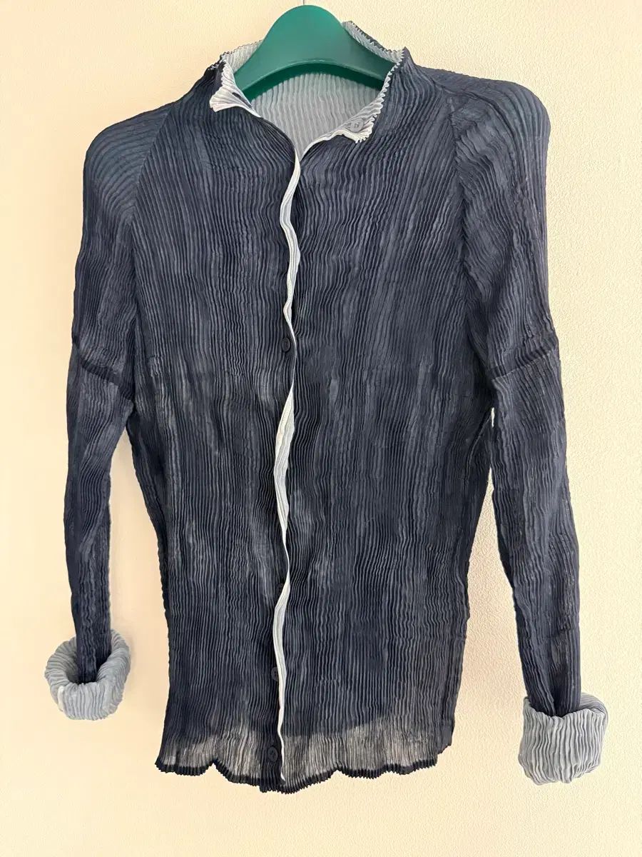 ISSEY MIYAKE Fete プリーツ ブラウス カーディガン