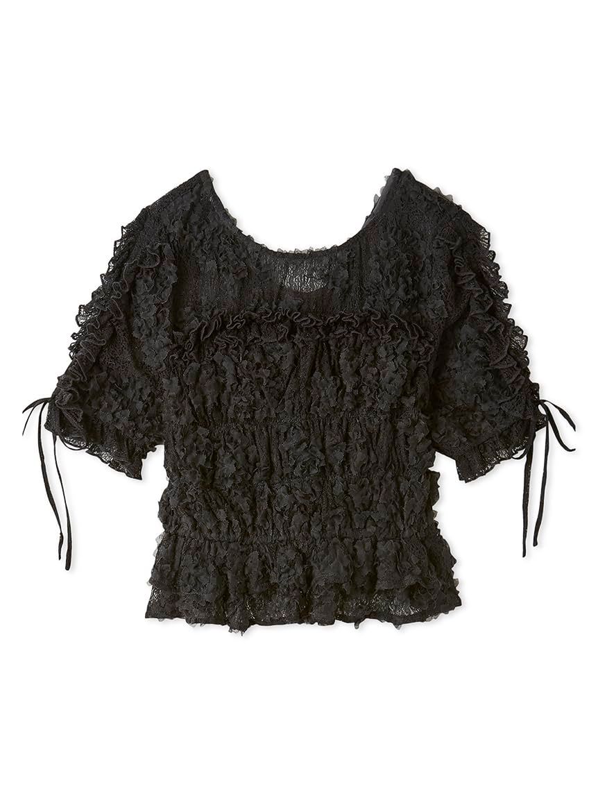 新品 [スナイデル] カットレースシャーリングブラウス SWCT251159 レディース CGRY Free Size