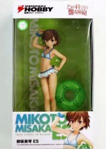 フィギュア 御坂美琴 ES 「とある科学の超電磁砲」 BEACH QUEENS 1/10 PVC製塗装済み完成品 電撃20年祭&電撃屋ホビー館限定【10日以内発送】