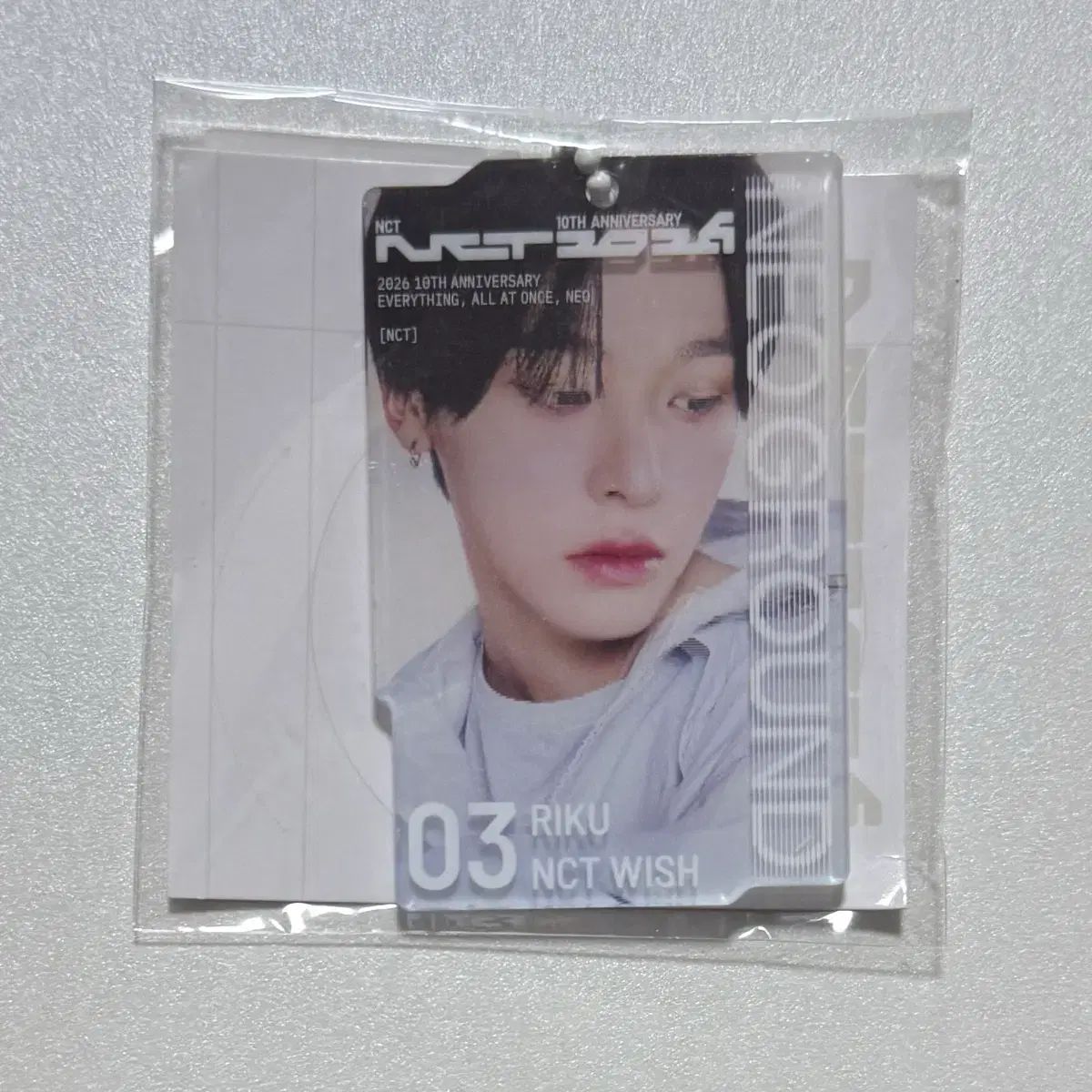 未開封) リク レンチキュラー アークス アクリル キーホルダー NCT(エヌシーティー) 10周年 ポップアップ