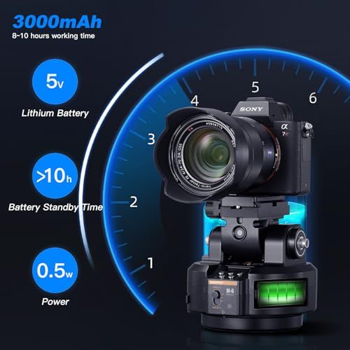 R◆SOONPHO 電動雲台 M6 AI自動追跡 360°回転可 耐荷重2kg 操作簡単 長時間使用可能 スマートフォン カメラ対応 日本語説明 ライブ配信 ビデオ撮影 1e341053