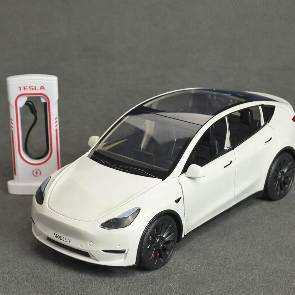 新品 zmart 1:24 テスラ モデルY モデル3 S 金属合金 ダイキャスト 車 サウンド ライト ダイキャストカー テスラ ミニカー スケール 電気自動車 ミニカー EVカー 模型 おもちゃ Tesla Model Y 1/24 模型 合金 車