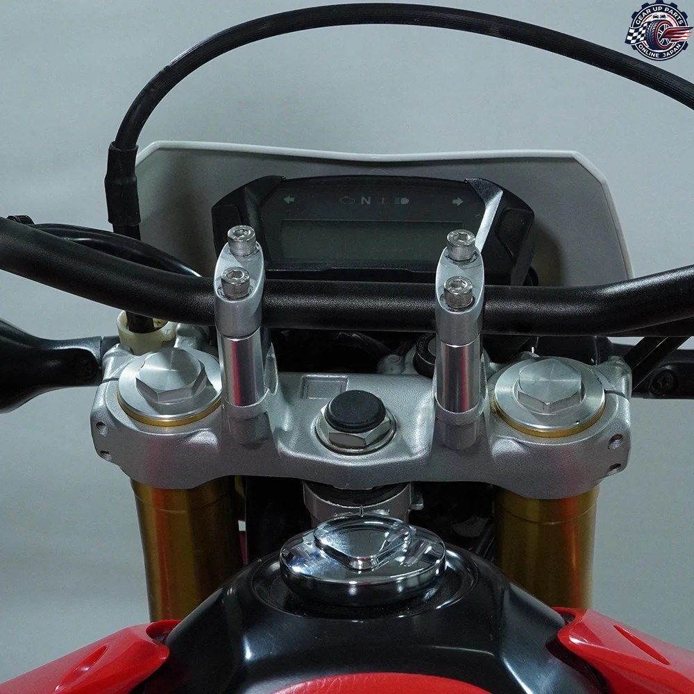 あべです！ KTM 690 Duke ハンドルバーライザー 30mmUP 21mmOffset ブラック VOIGT