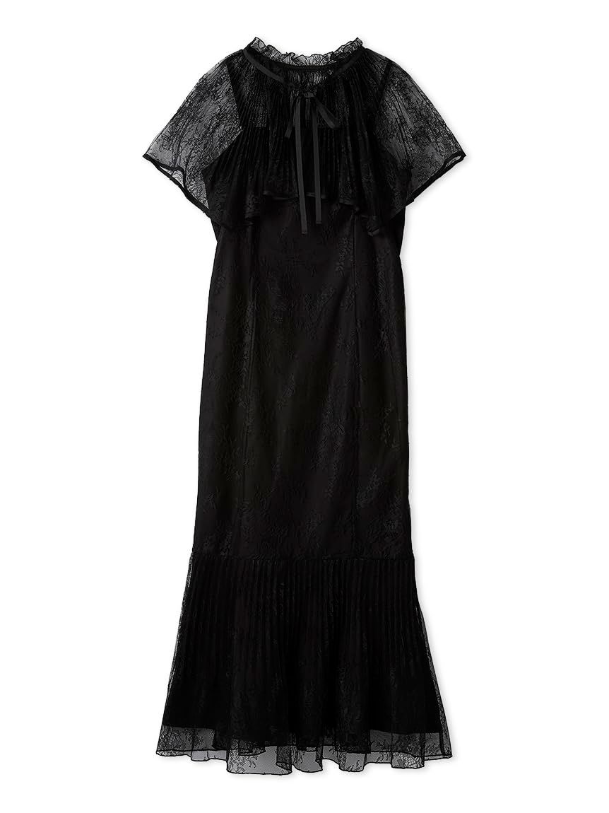 新品 [スナイデル] レースケープセットマーメイドドレス SWFO261075 レディース BLK 0