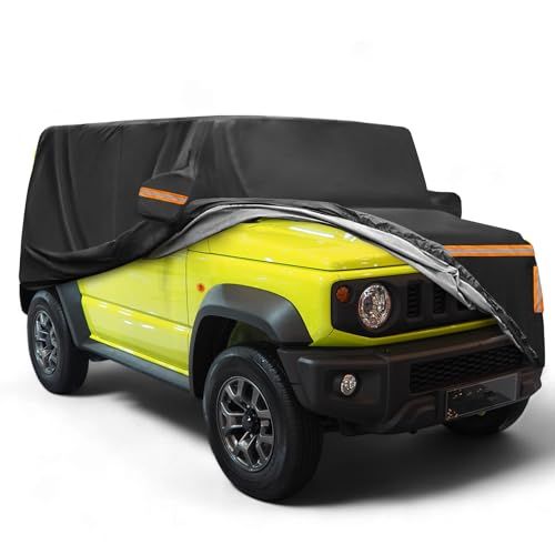 X AUTOHAUX 【ジムニー専用】 スズキに対応 シエラ JB23/JB33/JB43/JB53/JB64/JB74 1998-2023車カバー 軽自動車カバー 遮光断熱 日焼け防止 雹対策 全天候型防水 カーカバー ボディカバー 屋外防 63c79ac3