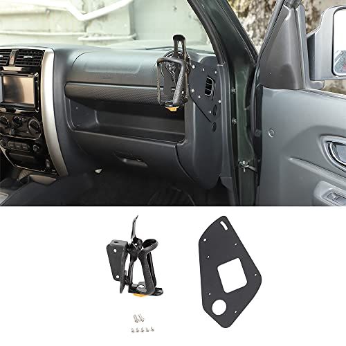 スズキジムニー 07-17 jb23 jb43 jb33 適用 車載用ドリンクホルダー マグカップホルダー ウォーターカップホルダー ドリンクホルダー (ジムニー エアコンベントカップホルダー 右側*2 ブラック [07-17] アルミ/AB d3b4a5ee