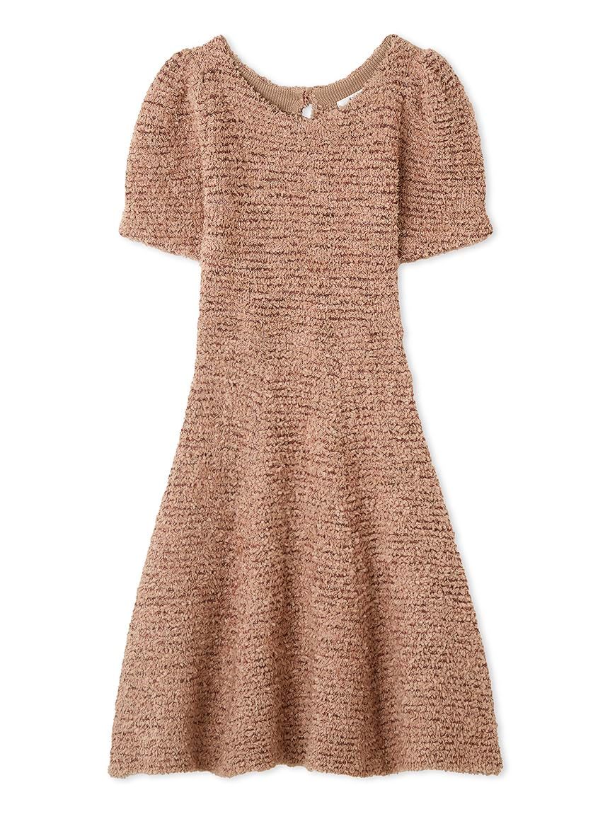 新品 [スナイデル] 半袖ニットワンピ SWNO244247 レディース BEG Free Size