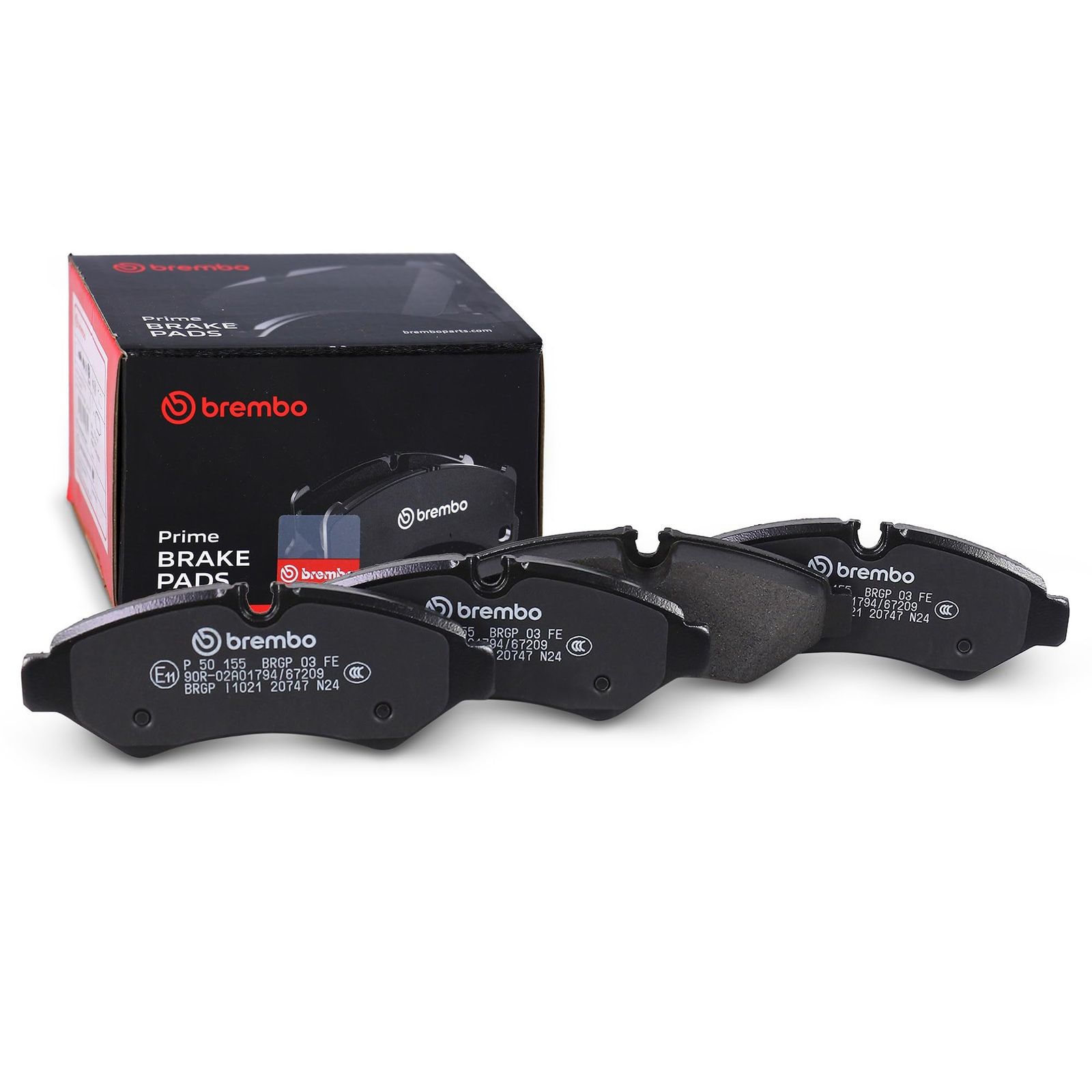 新品 BREMBO（ブレンボ ）/輸入車用ブラックパッド 品番：P50155