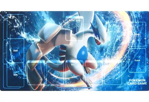 [Used] Supply Pokemon Card Game Rubber Play Mat Rugia Pokemon Card Gym Limited
