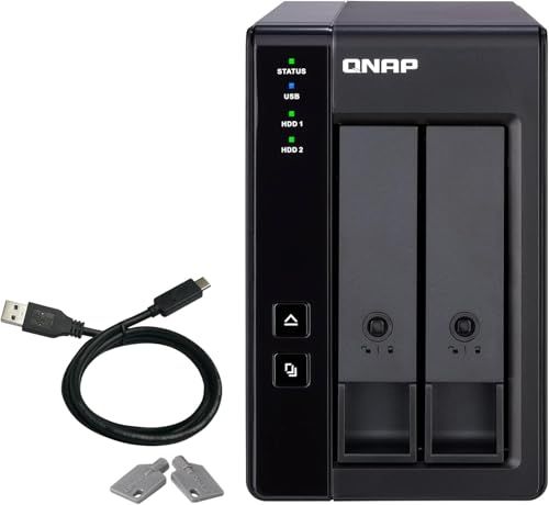 QNAP (キューナップ) TR-002 2ベイ USB 3.0 RAID 拡張 エンクロージャー DAS (ダイレクトアタッチドストレージ) 2年保証ry 5b3c3df3
