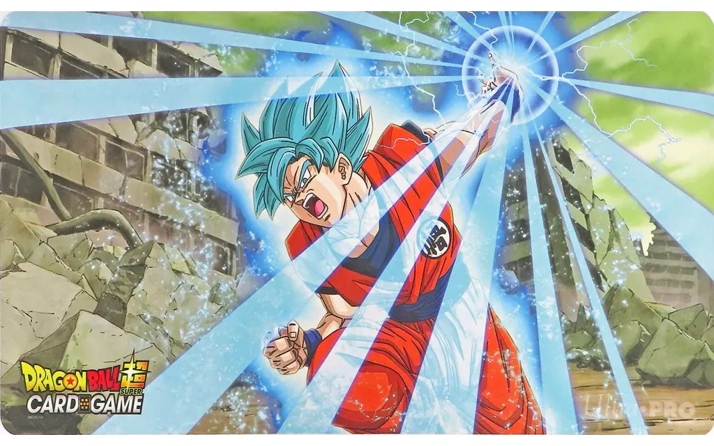 ドラゴンボール 超サイヤ人ブルー 孫悟空 プレイマット 中古】サプライ Dragon Ball Super Playmat Super Saiyan Blue Son