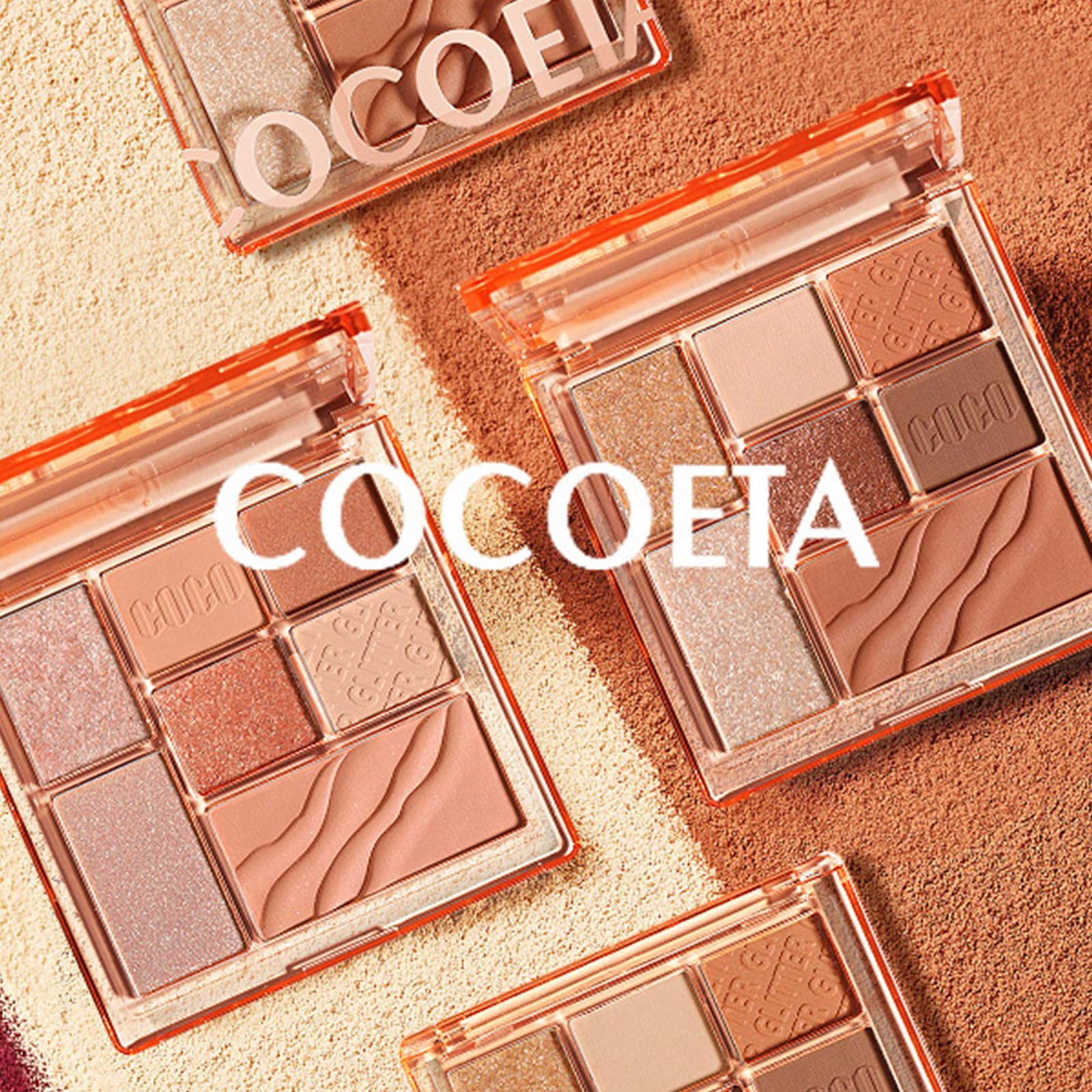 新品 COCOETA 9色アイシャドウパレット 粉飛びなし 高演色 防水アイ