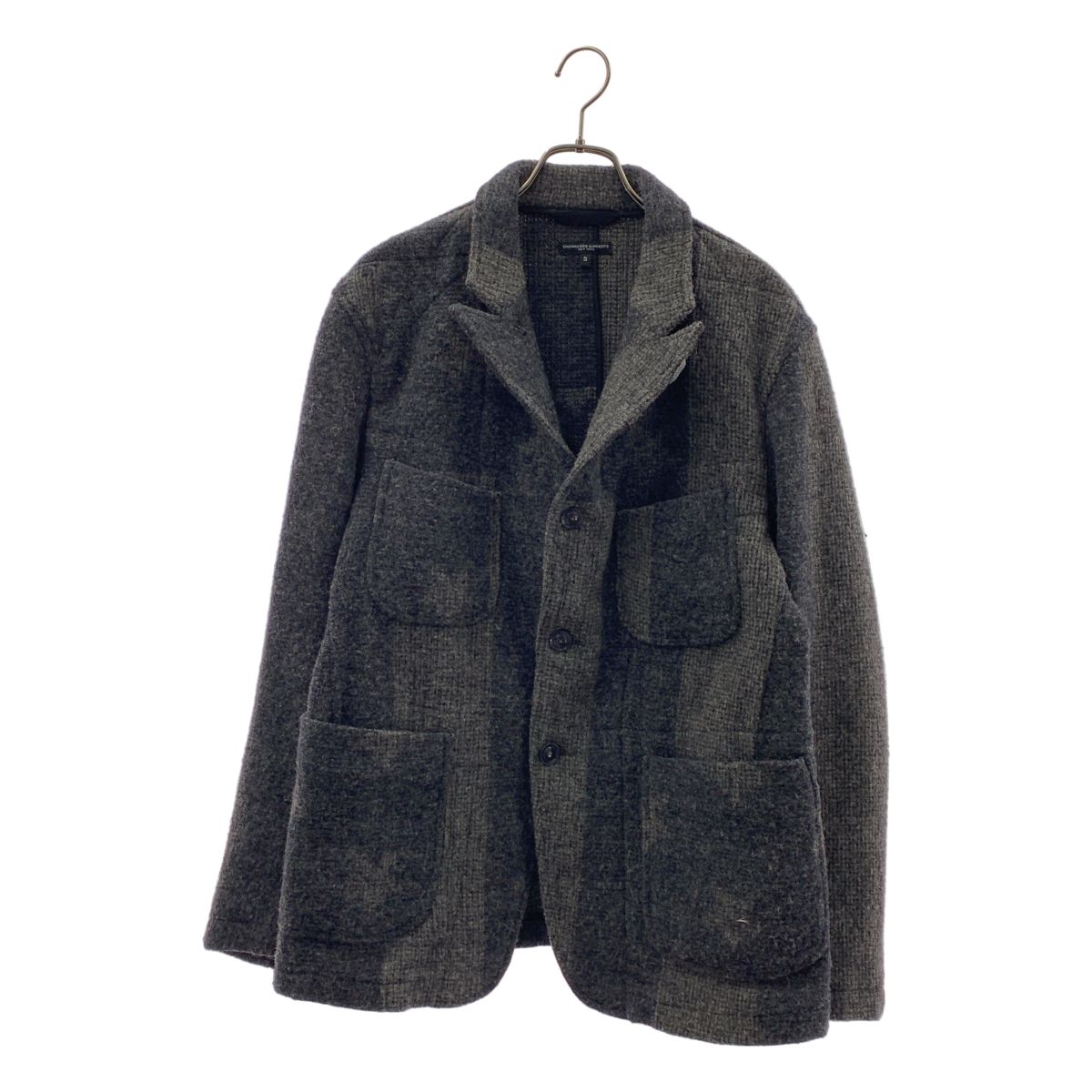 Engineered Garments / エンジニアドガーメンツ | Bedford Jacket ウール ストライプ ベッドフォードジャケット | S | グレー | メンズ