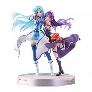 フィギュア アスナ&ユウキ -Ending Ver.- 「ソードアート・オンライン」 SHIBUYA SCRAMBLE FIGURE 1/7 PVC製塗装済み完成品【10日以内発送】